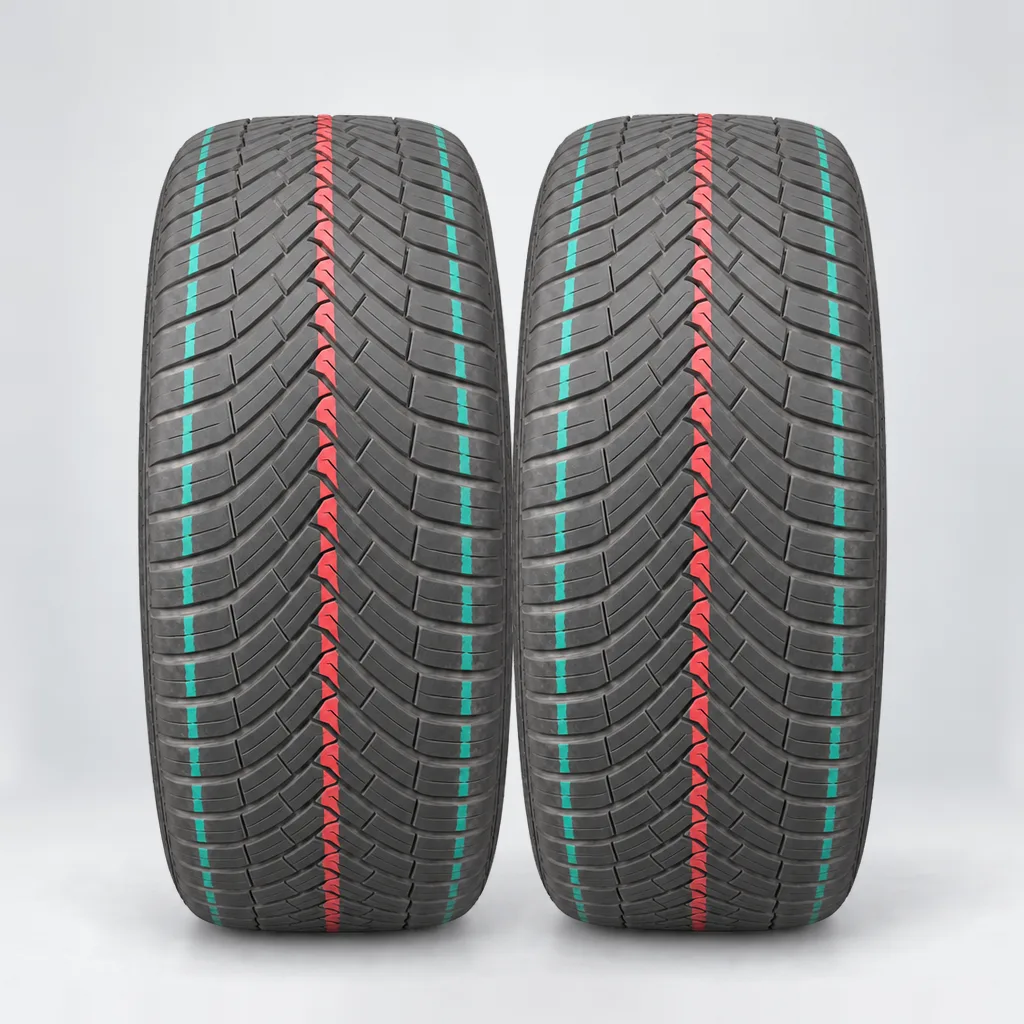 CONTINENTAL ALLSEASONCONTACT, 2 gomme, battistrada 5 mm