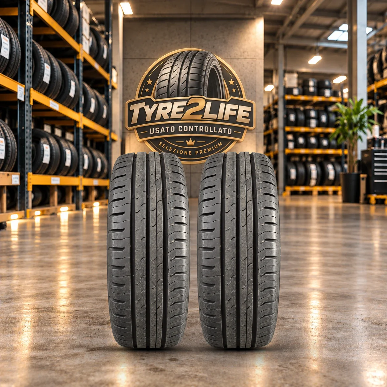 CONTINENTAL CONTIECOCONTACT 5, 2 gomme, battistrada 8 mm