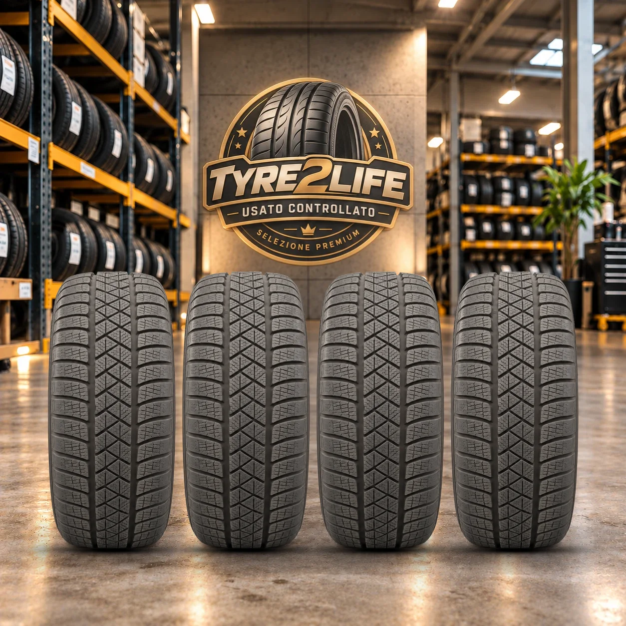 PIRELLI SOTTOZERO 3, 4 gomme, battistrada 6 mm