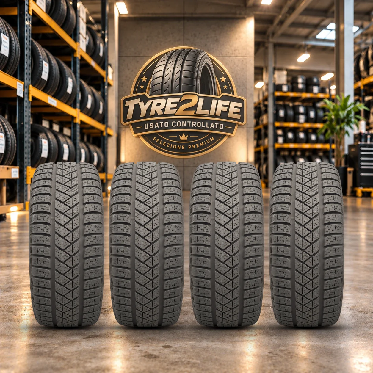 PIRELLI SOTTOZERO 3, 4 gomme, battistrada 7 mm