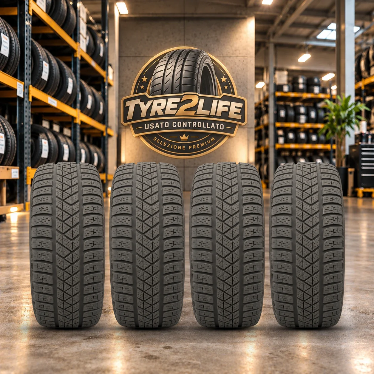 PIRELLI SOTTOZERO 3, 4 gomme, battistrada 5 mm