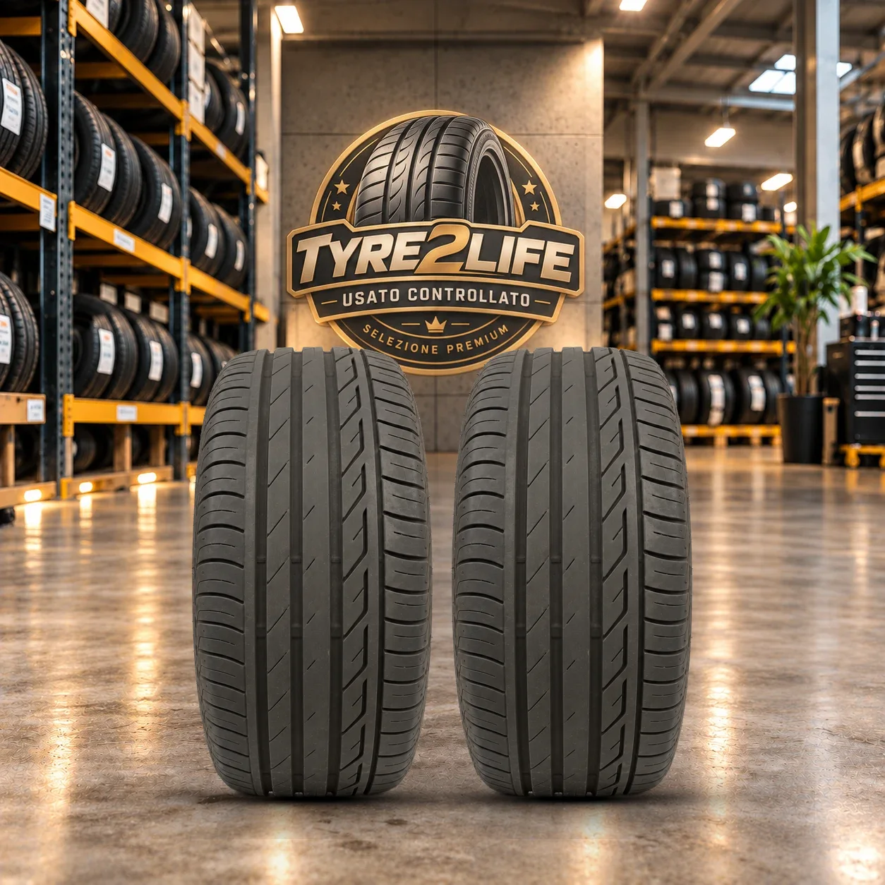 BRIDGESTONE TURANZA T001, 2 gomme, battistrada 6 mm