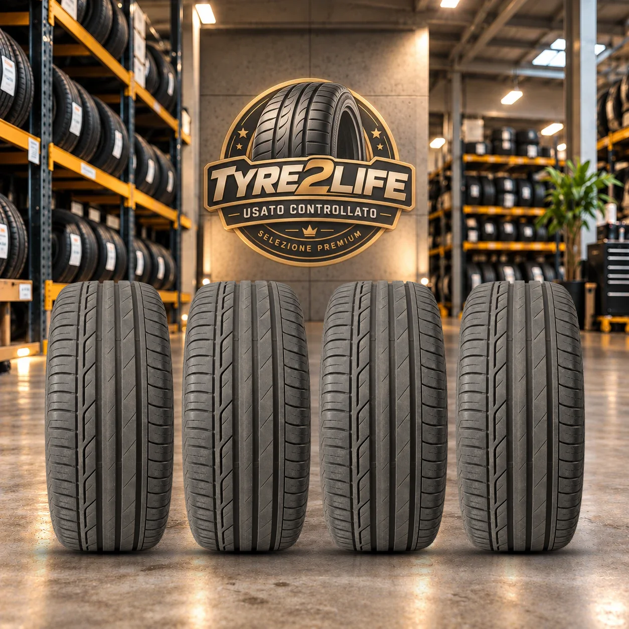 BRIDGESTONE TURANZA T001, 4 gomme, battistrada 5 mm