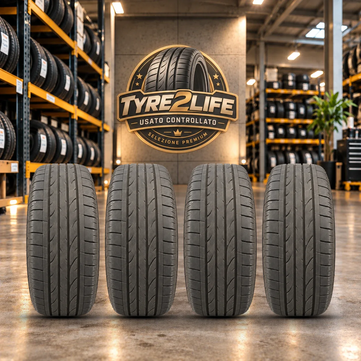 BRIDGESTONE DUELER HP SPORT, 4 gomme, battistrada 6 mm