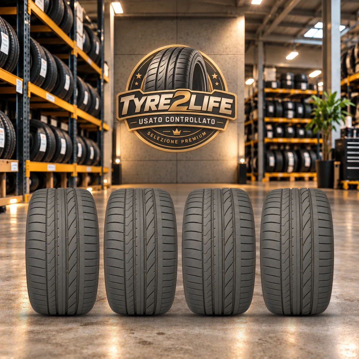BRIDGESTONE DUELER HP SPORT, 4 gomme, battistrada 5 mm