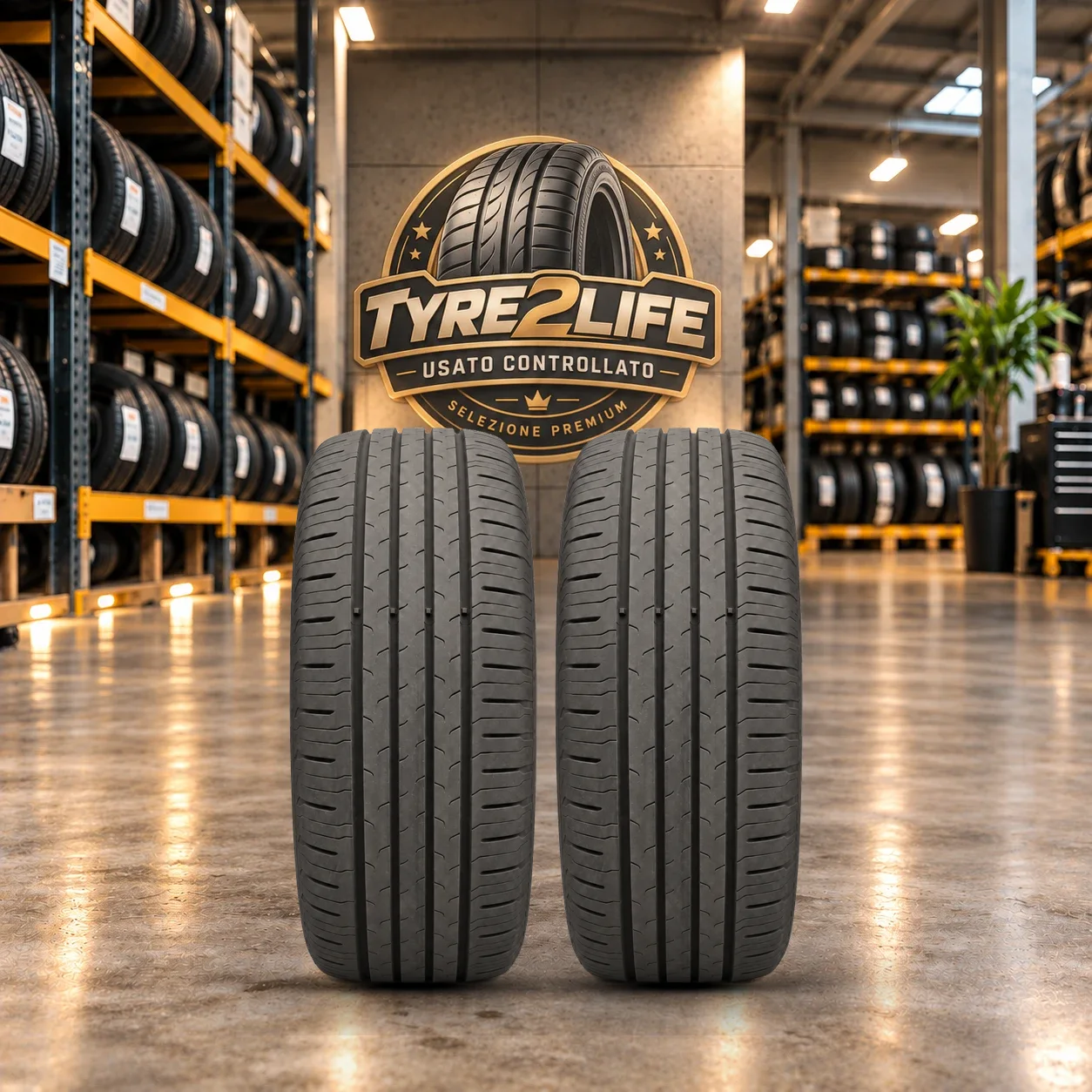 CONTINENTAL ECOCONTACT 6, 2 gomme, battistrada 6 mm