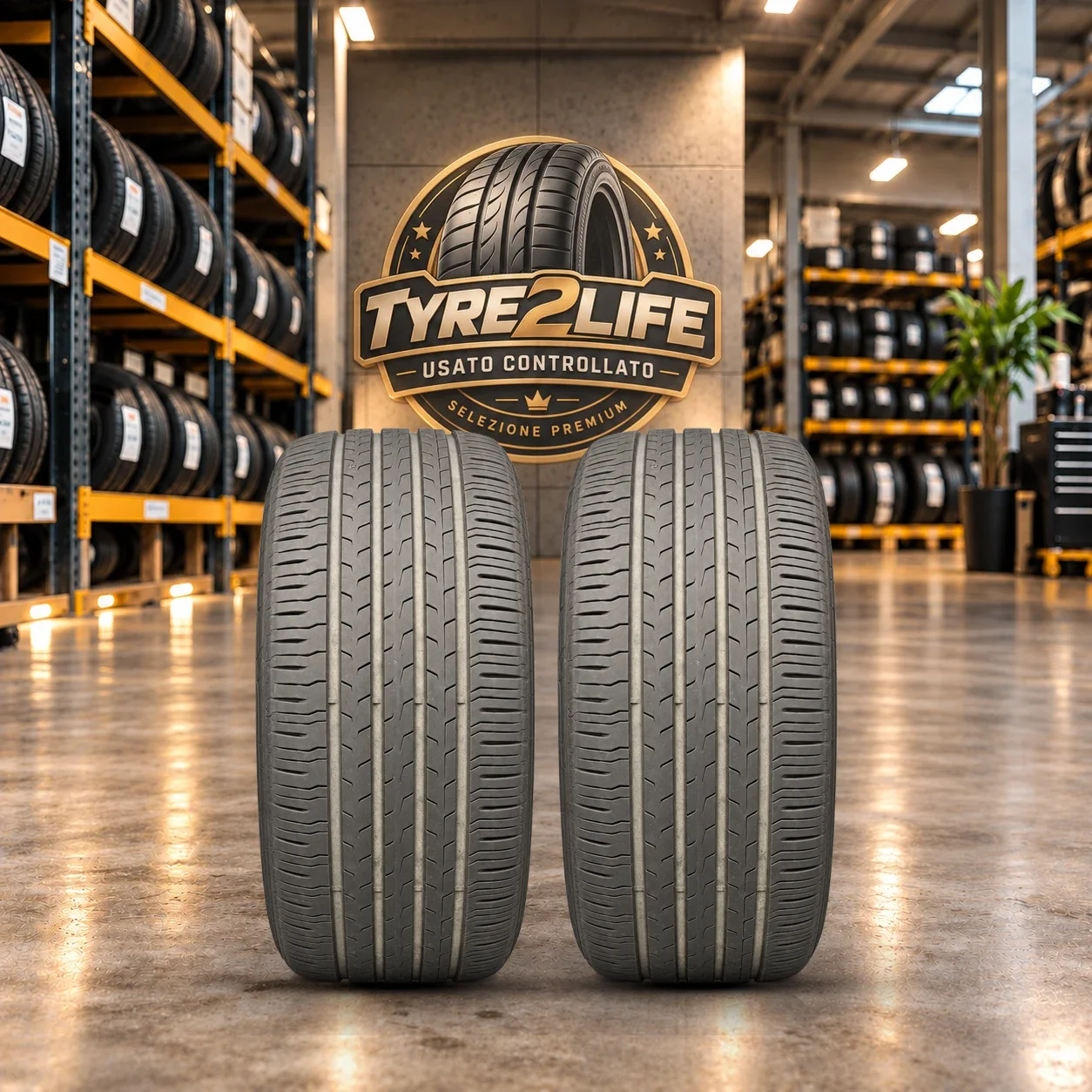 CONTINENTAL ECOCONTACT 6, 2 gomme, battistrada 7 mm