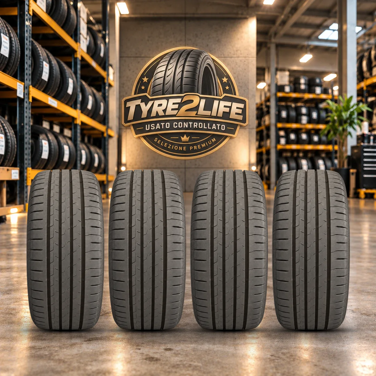CONTINENTAL ECOCONTACT 6, 4 gomme, battistrada 7 mm