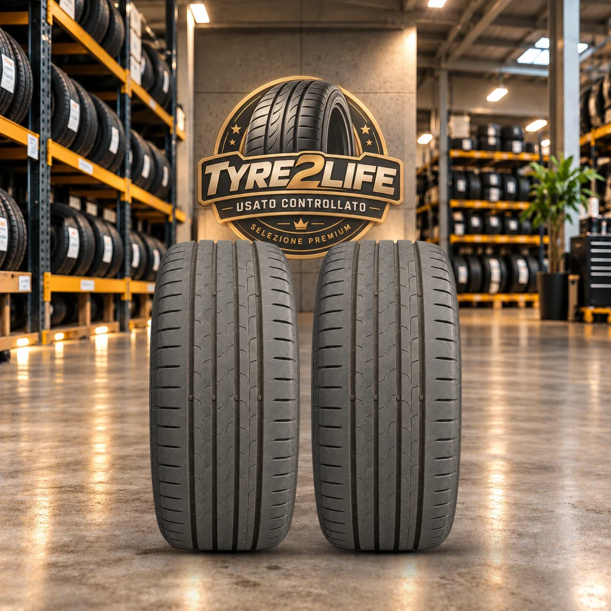 CONTINENTAL ECOCONTACT 6, 2 gomme, battistrada 4 mm