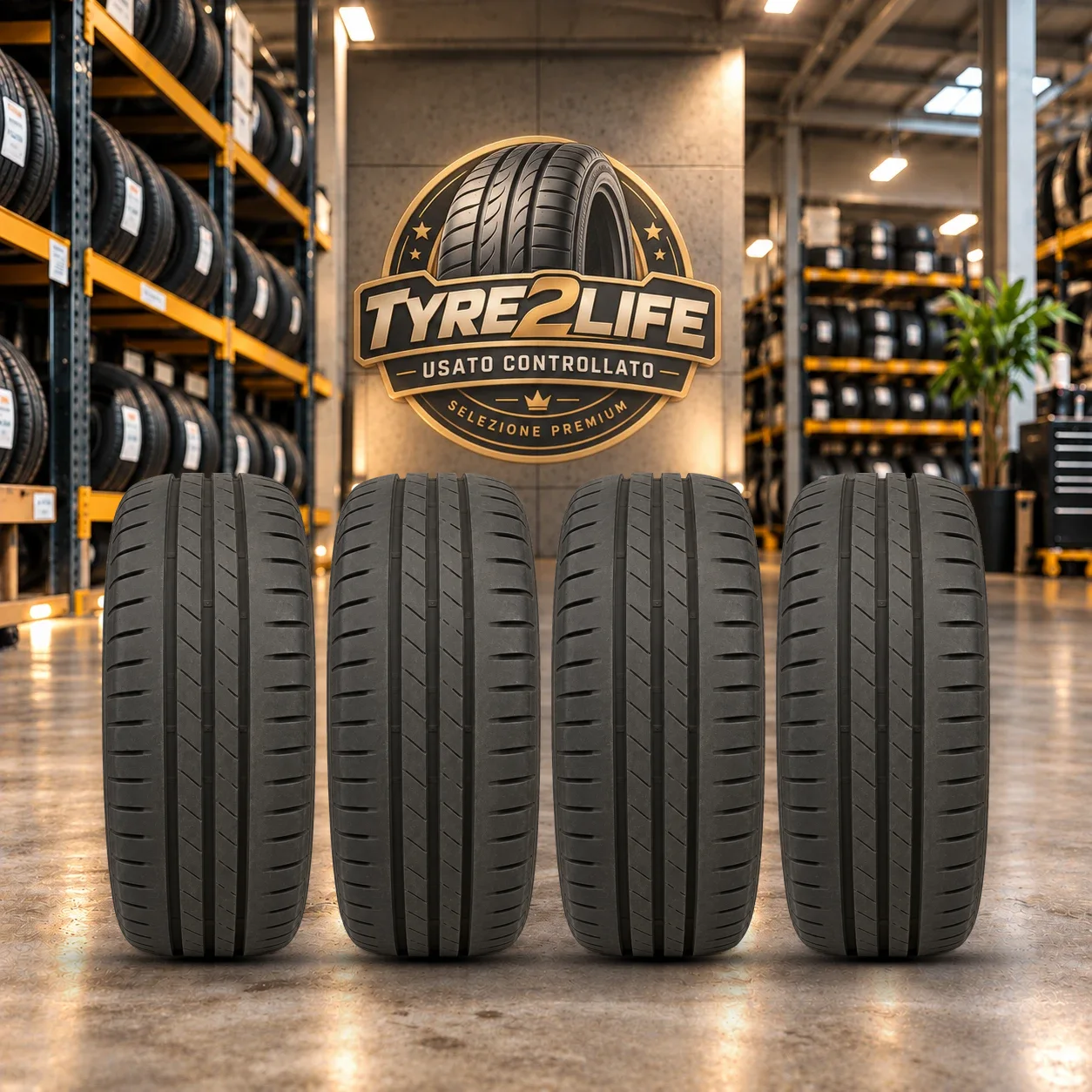 GOODYEAR EFFICIENTGRIP, 4 gomme, battistrada 5 mm