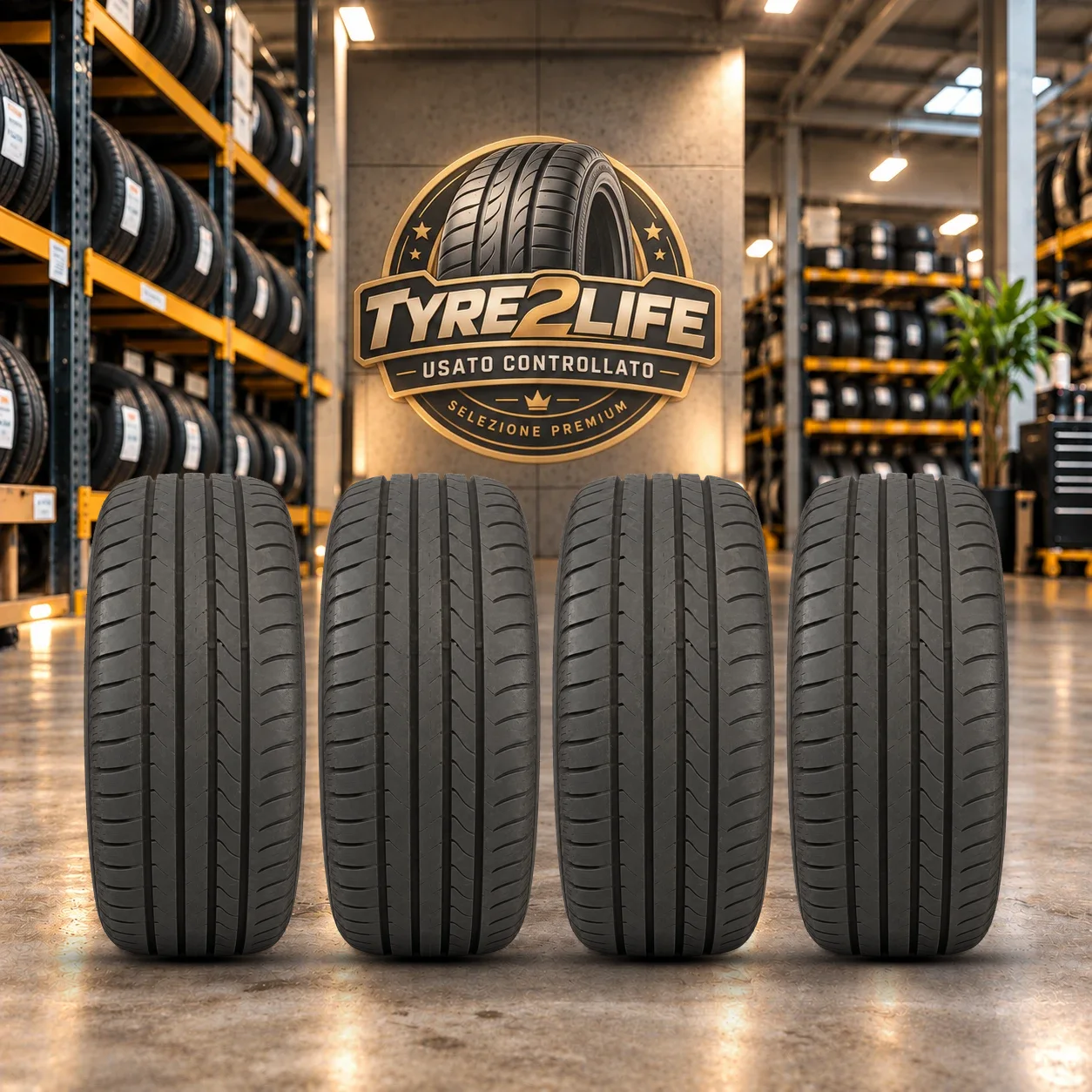 GOODYEAR EFFICIENTGRIP, 4 gomme, battistrada 6 mm