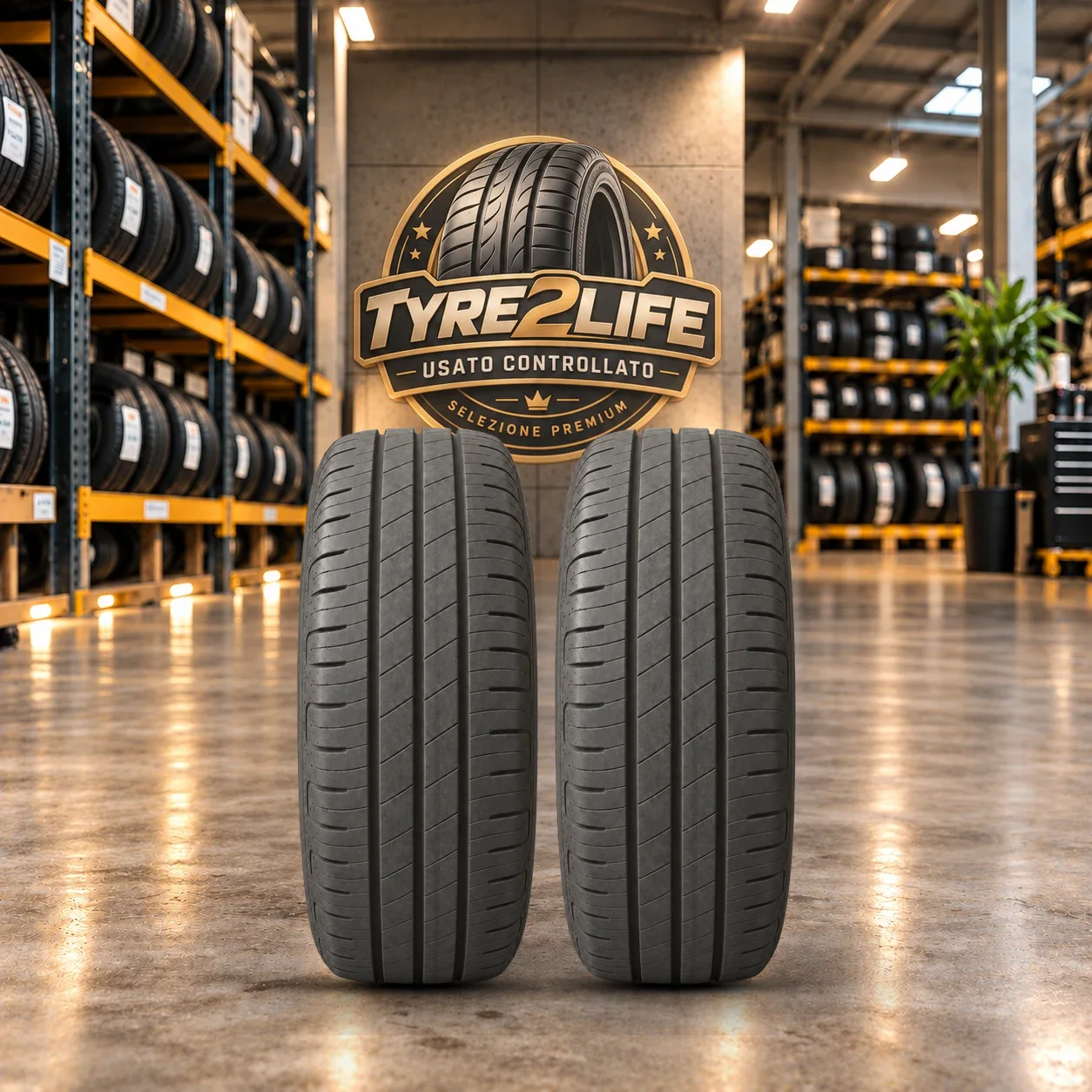 GOODYEAR EFFICIENT GRIP PERFORMANCE, 2 gomme, battistrada 7 mm