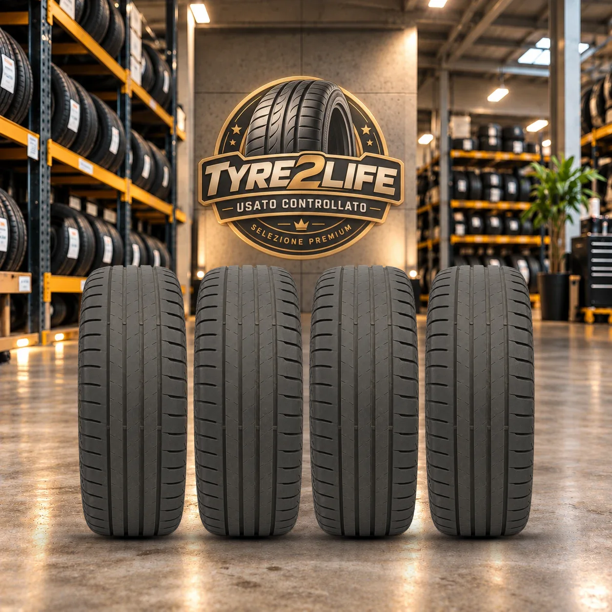 BRIDGESTONE TURANZA T005, 4 gomme, battistrada 4 mm