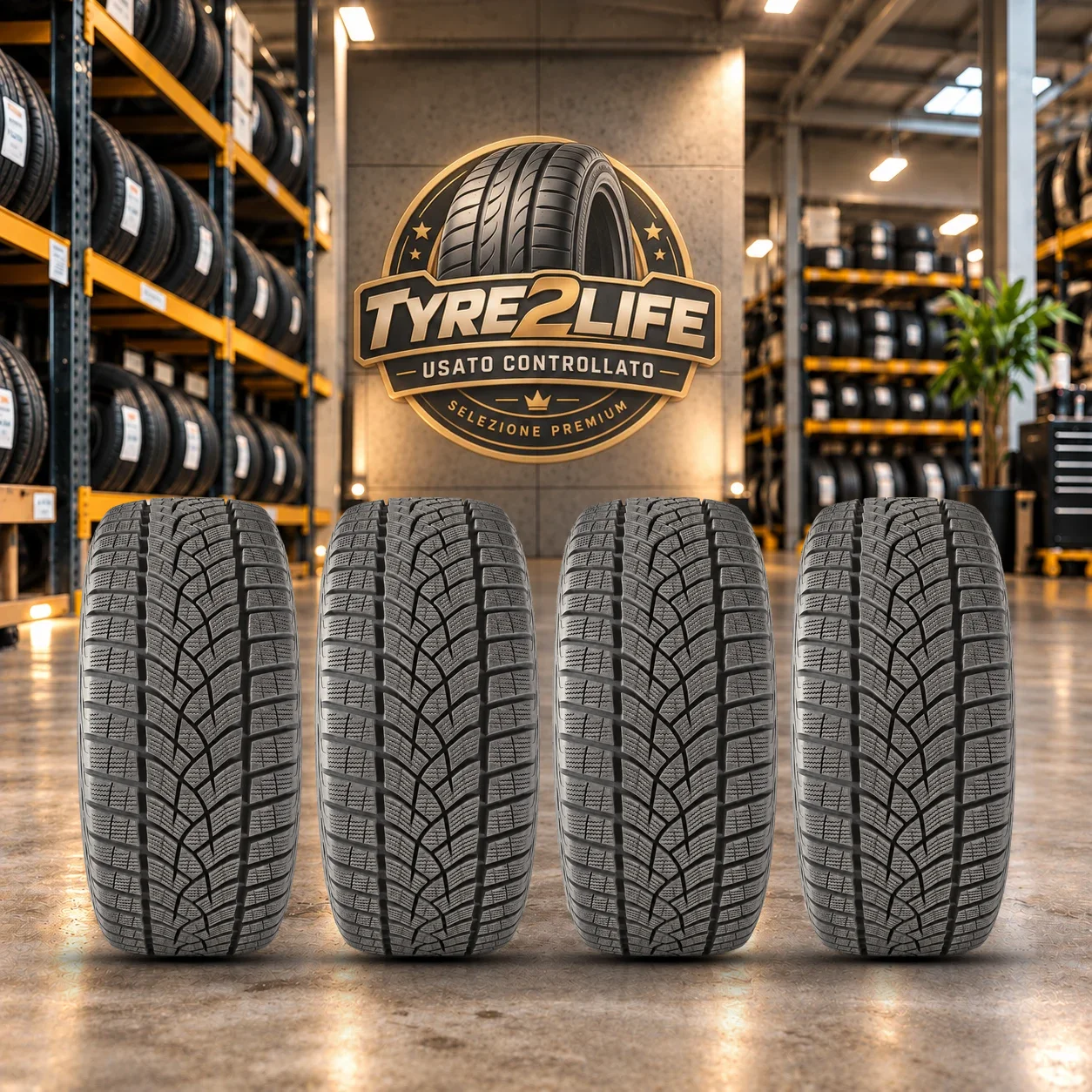 GOODYEAR ULTRAGRIP PERFORMANCE+, 4 gomme, battistrada 8 mm