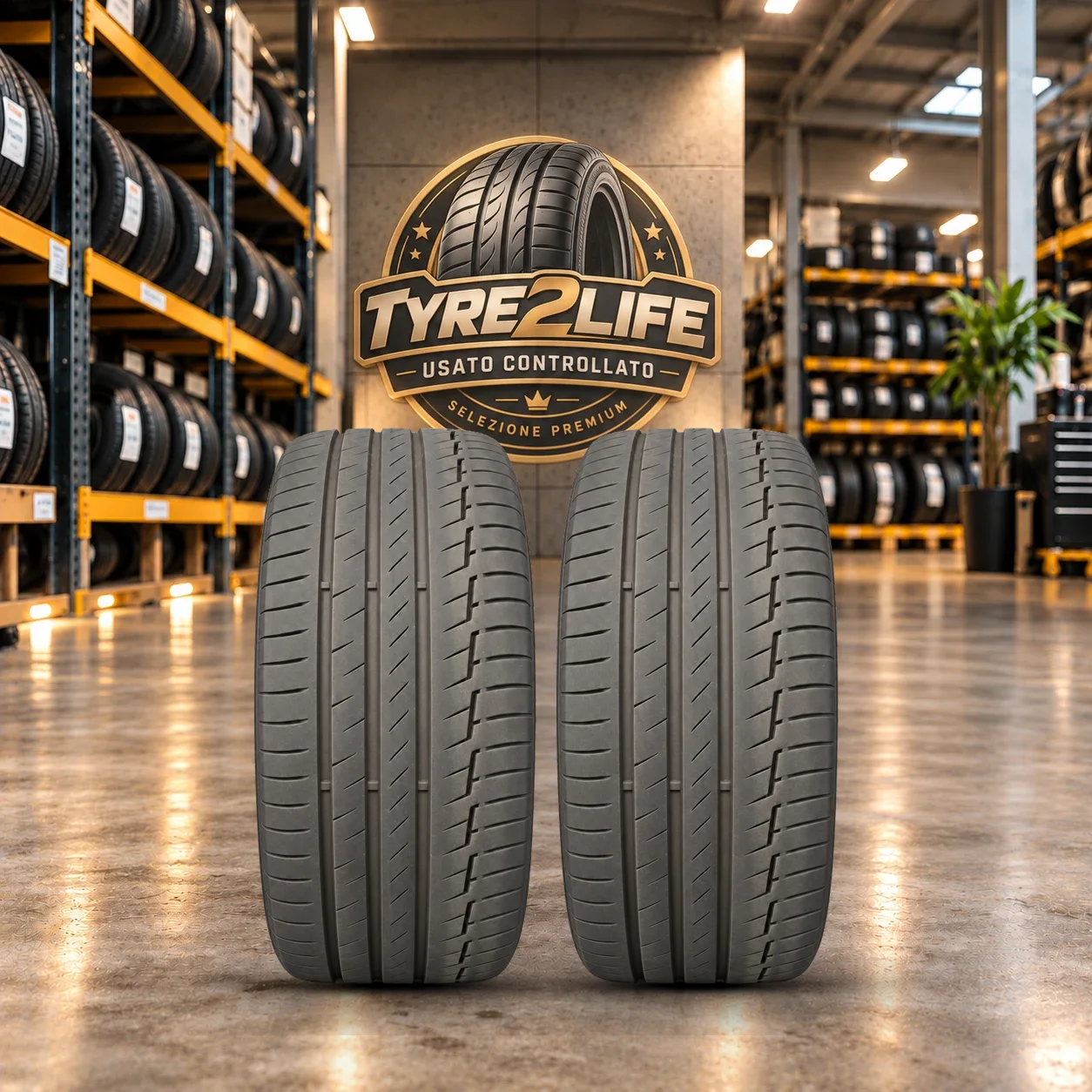 CONTINENTAL PREMIUMCONTACT 6, 2 gomme, battistrada 6 mm