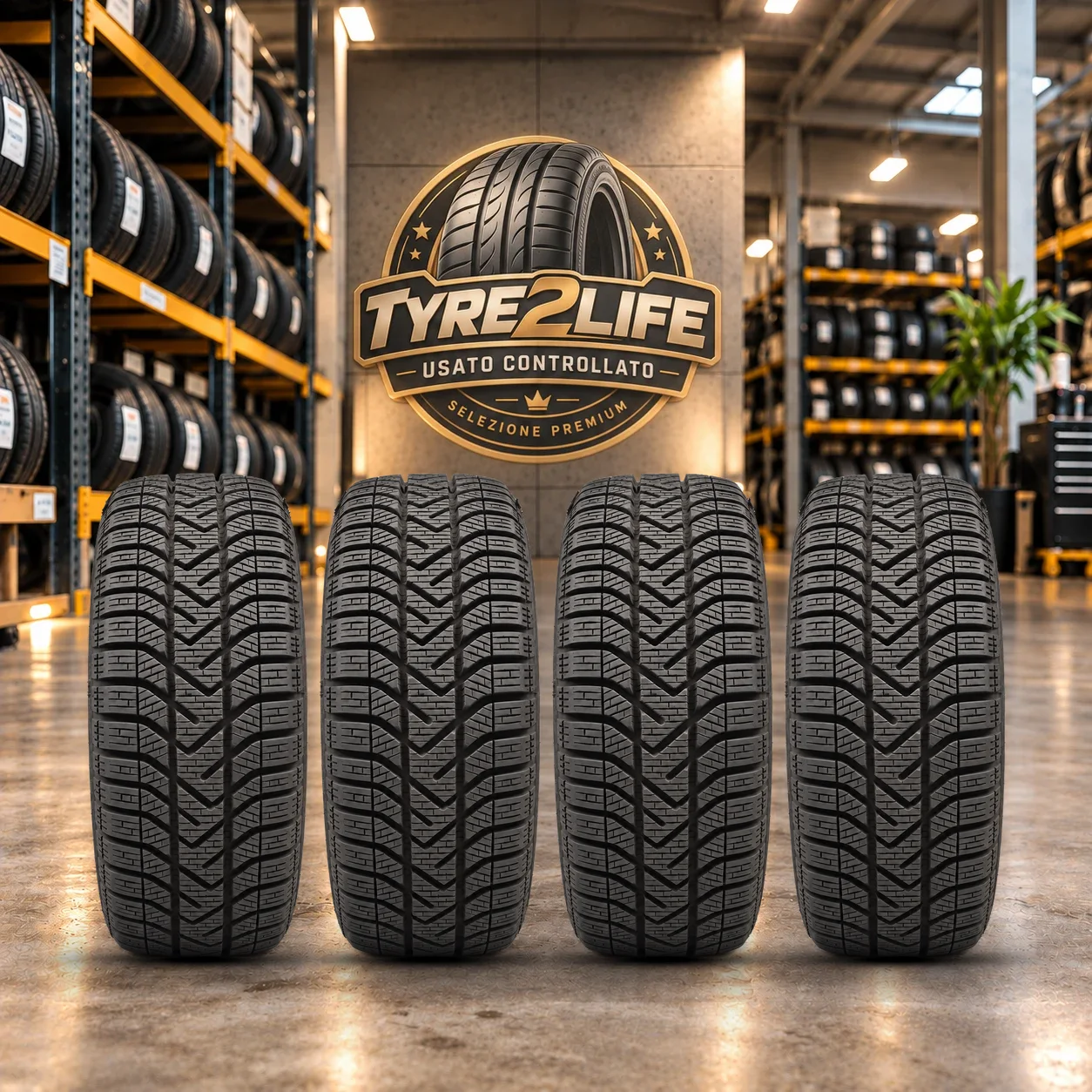 PIRELLI SNOWCONTROL 3, 4 gomme, battistrada 8 mm