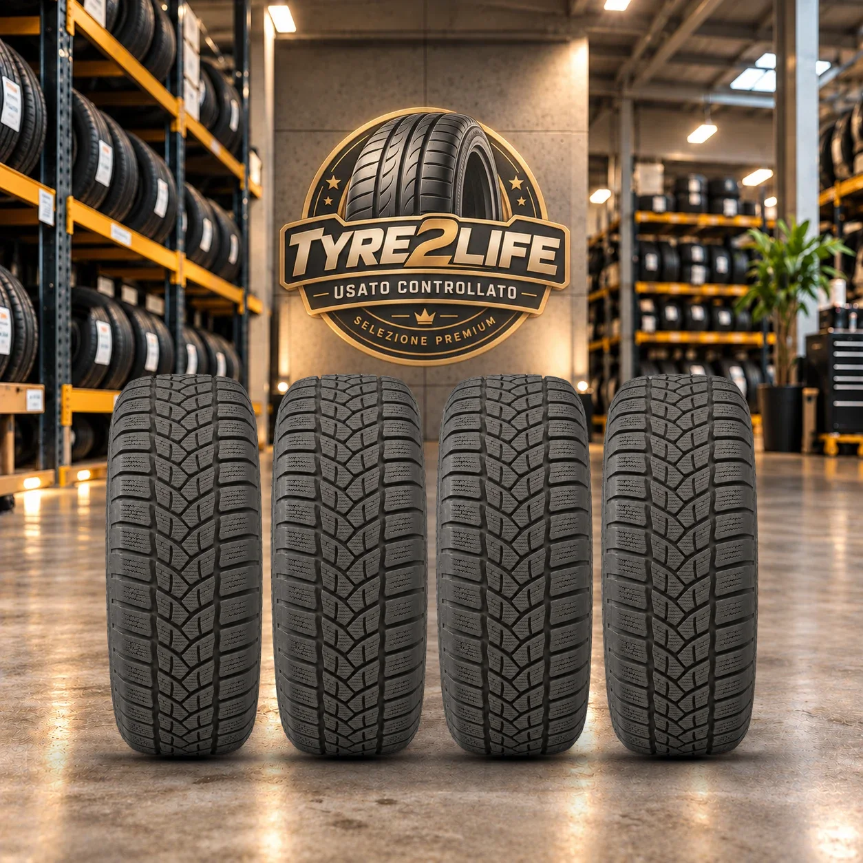 FIRESTONE WINTERHAWK 3, 4 gomme, battistrada 5 mm