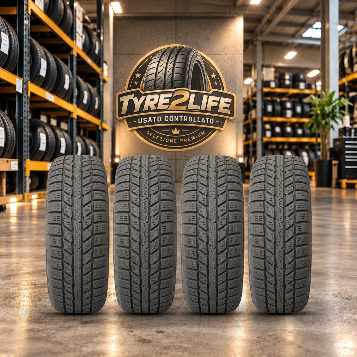 YOKOHAMA W DRIVE V-903, 4 gomme, battistrada 6 mm