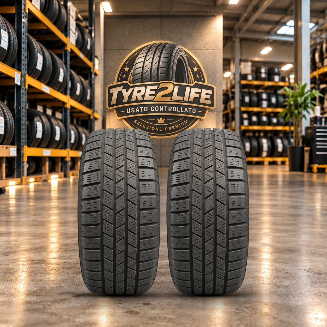 CONTINENTAL CROSS CONTACT WINTER, 2 gomme, battistrada 6 mm