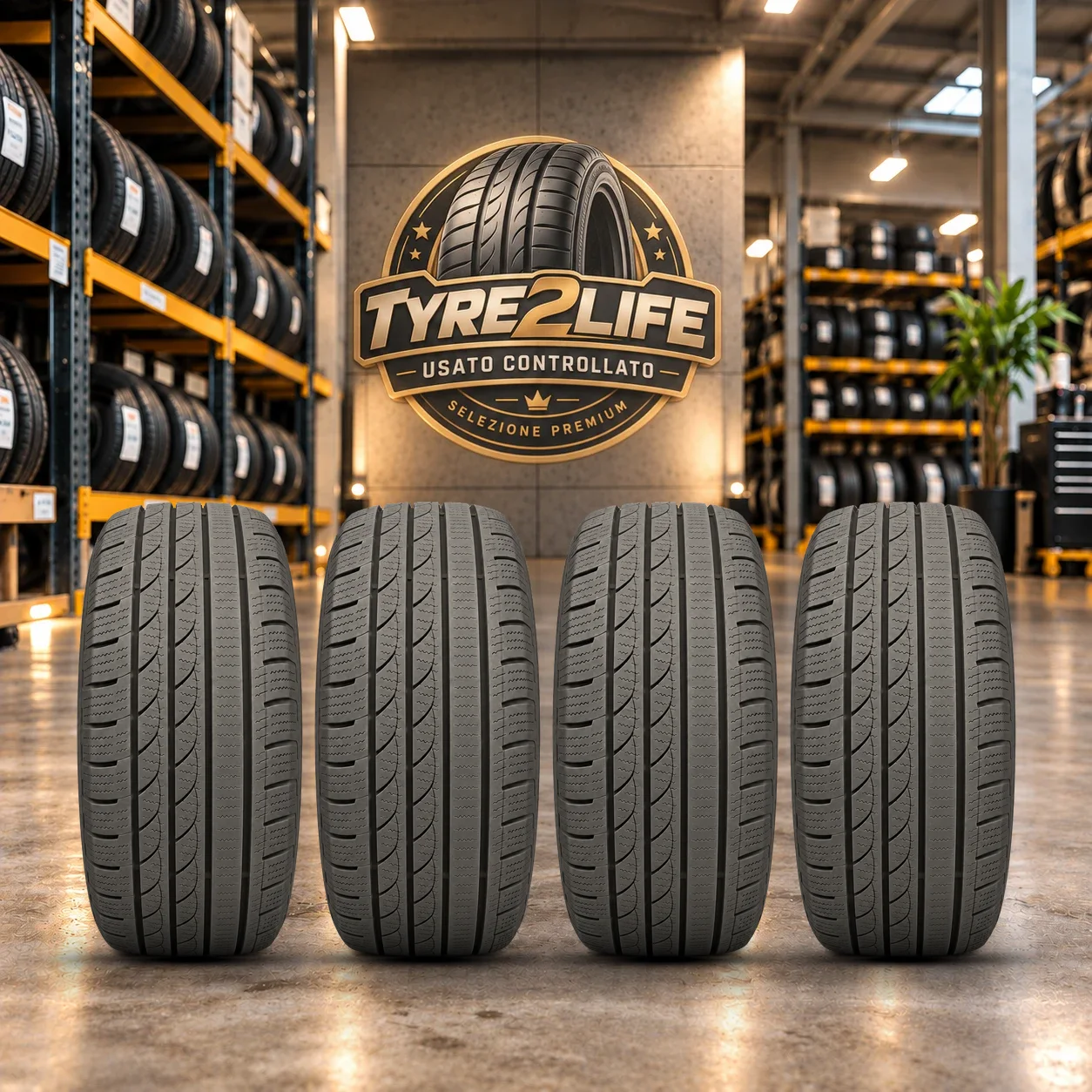 ROTALLA ICE PLUS S210, 4 gomme, battistrada 5 mm