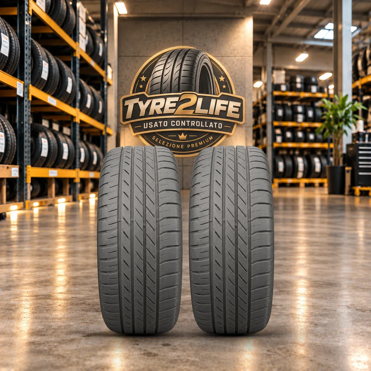 GOODYEAR EAGLE F1 SUV 4X4, 2 gomme, battistrada 6 mm