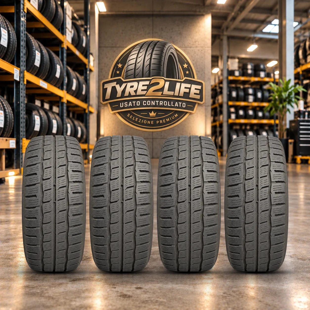 KUMHO WINTER PORTRAN CW51, 4 gomme, battistrada 5 mm