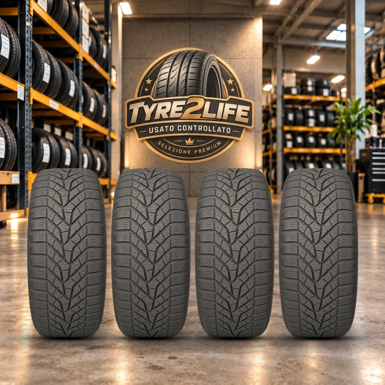 YOKOHAMA V 905 W DRIVE, 4 gomme, battistrada 6 mm