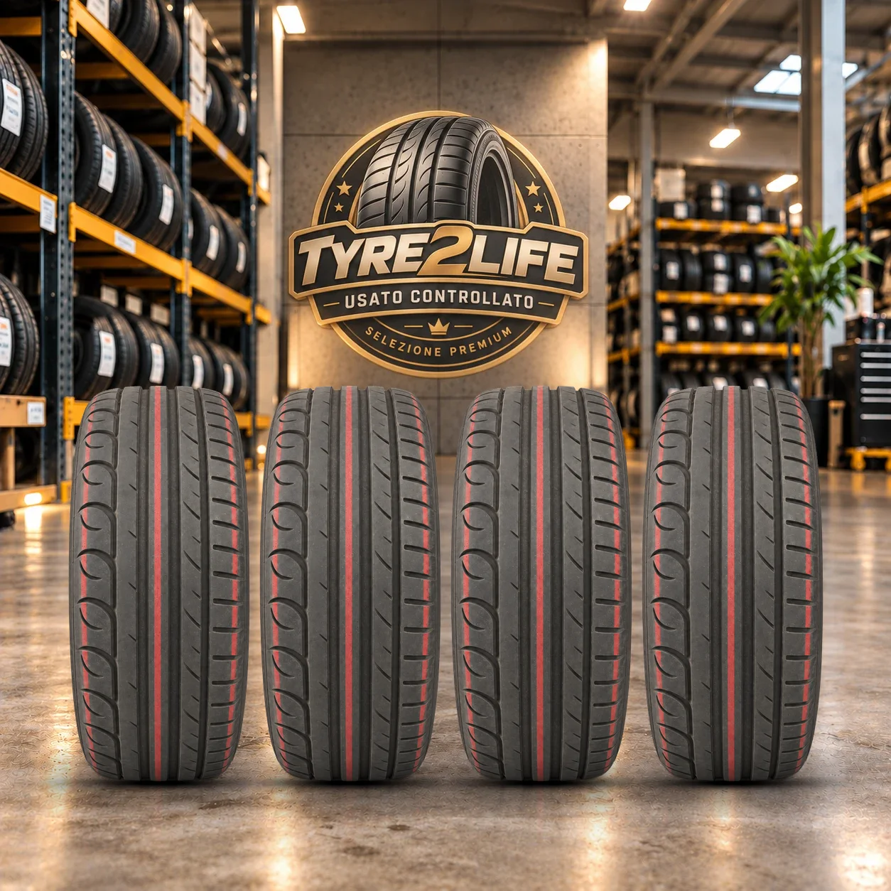 RIKEN UHP (ULTRA HIGH PERFORMANCE), 4 gomme, battistrada 5 mm