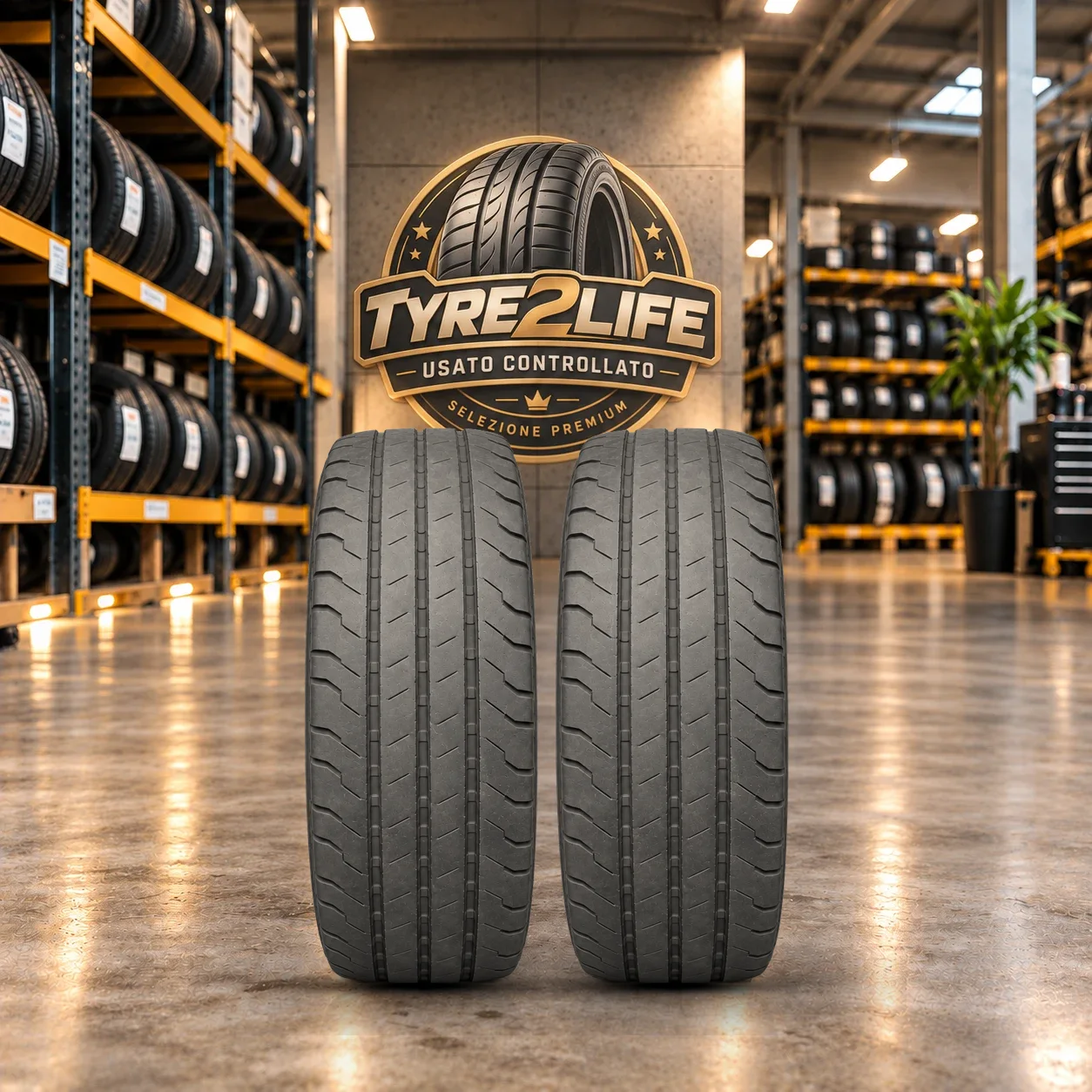 CONTINENTAL CONTIVANCONTACT100, 2 gomme, battistrada 6 mm