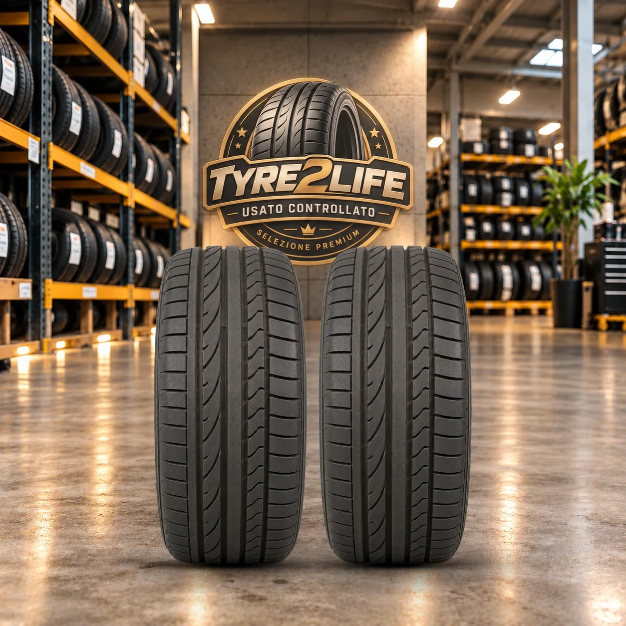BRIDGESTONE POTENZA RE050, 2 gomme, battistrada 8 mm