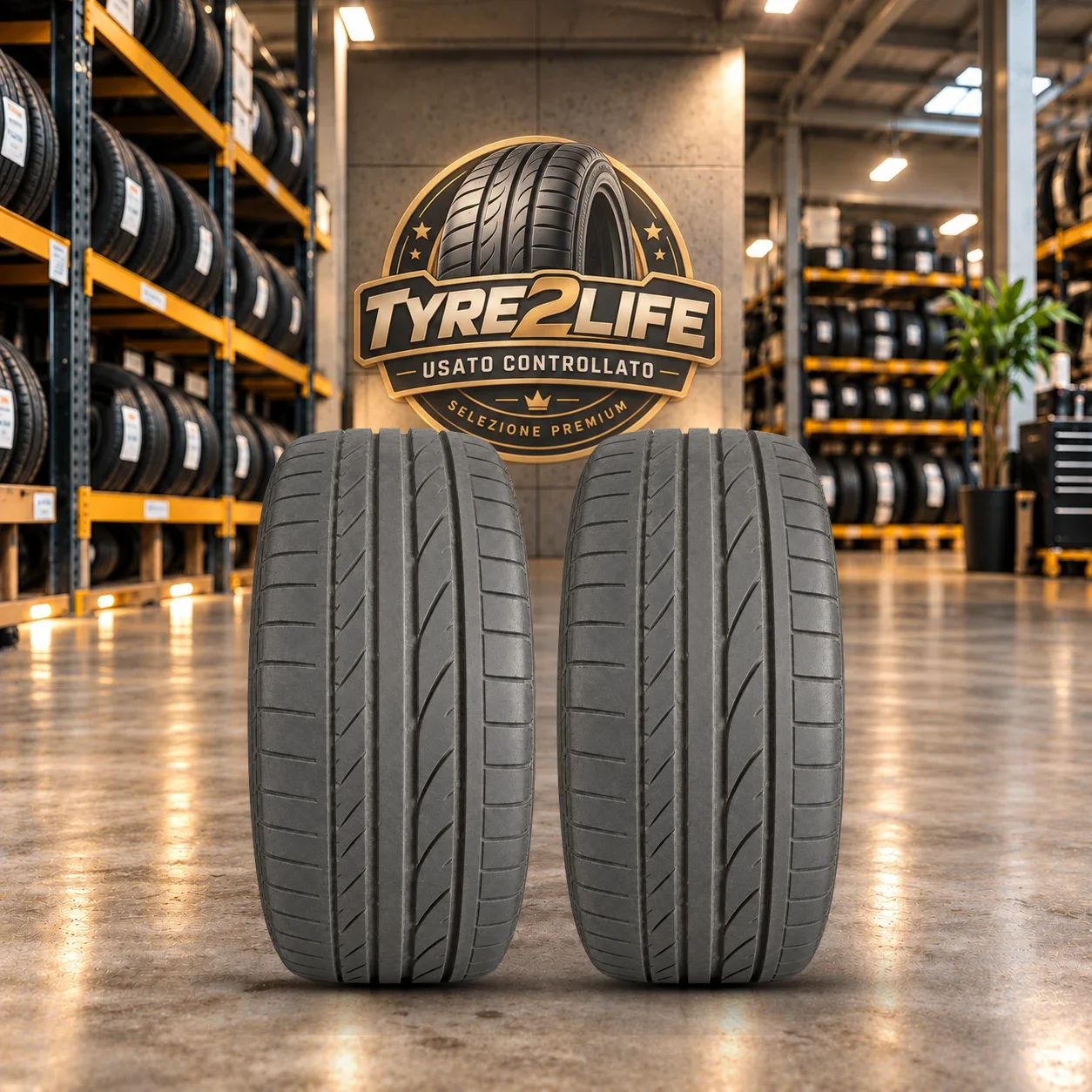 BRIDGESTONE POTENZA RE050, 2 gomme, battistrada 5 mm