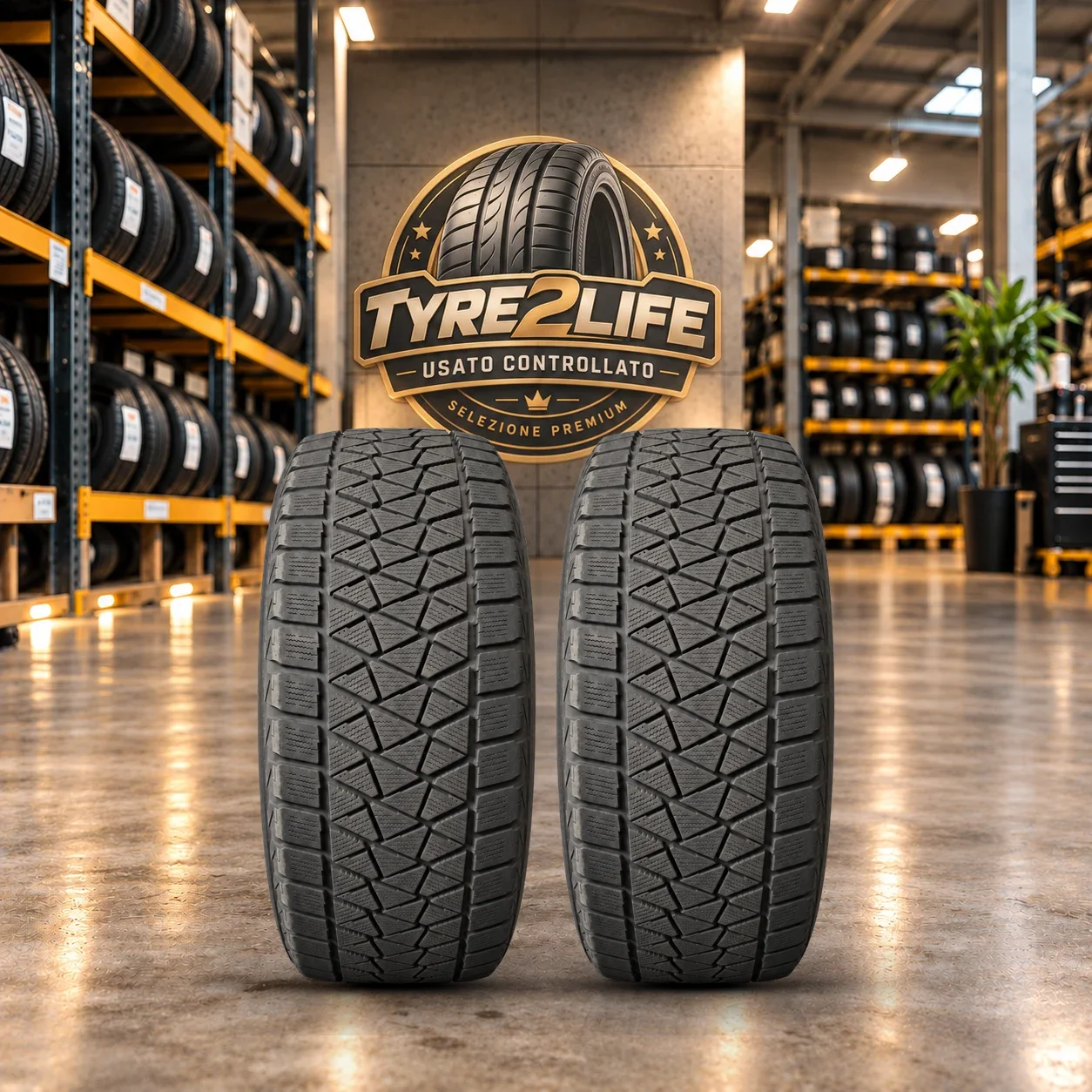 BRIDGESTONE BLIZZAK DM-V2, 2 gomme, battistrada 7 mm