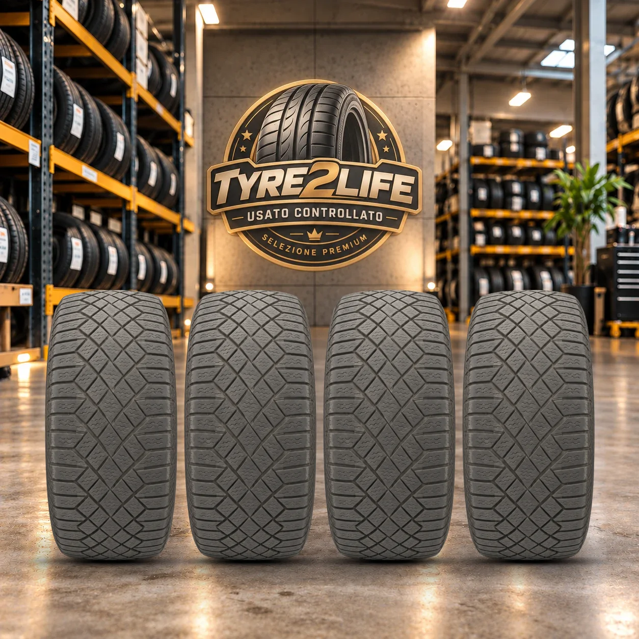 CONTINENTAL VIKING CONTACT 7, 4 gomme, battistrada 6 mm